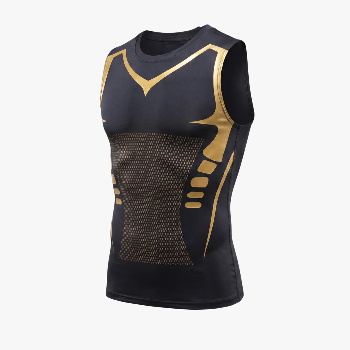 HaltPower compressieshirt voor heren in goud, Limited Edition