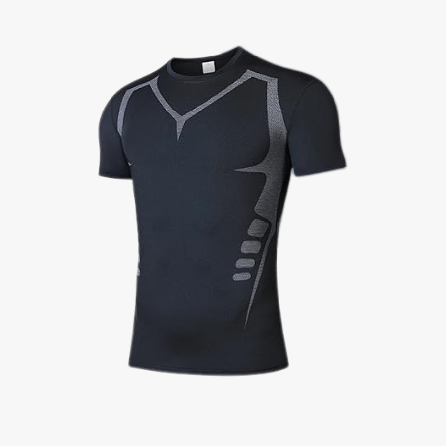 HaltPower T compressie-T-shirt in zwart